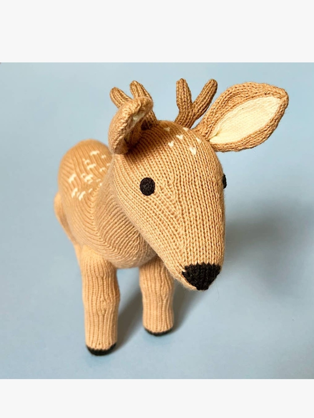 Knitted Deer Doll (Machine Washable)